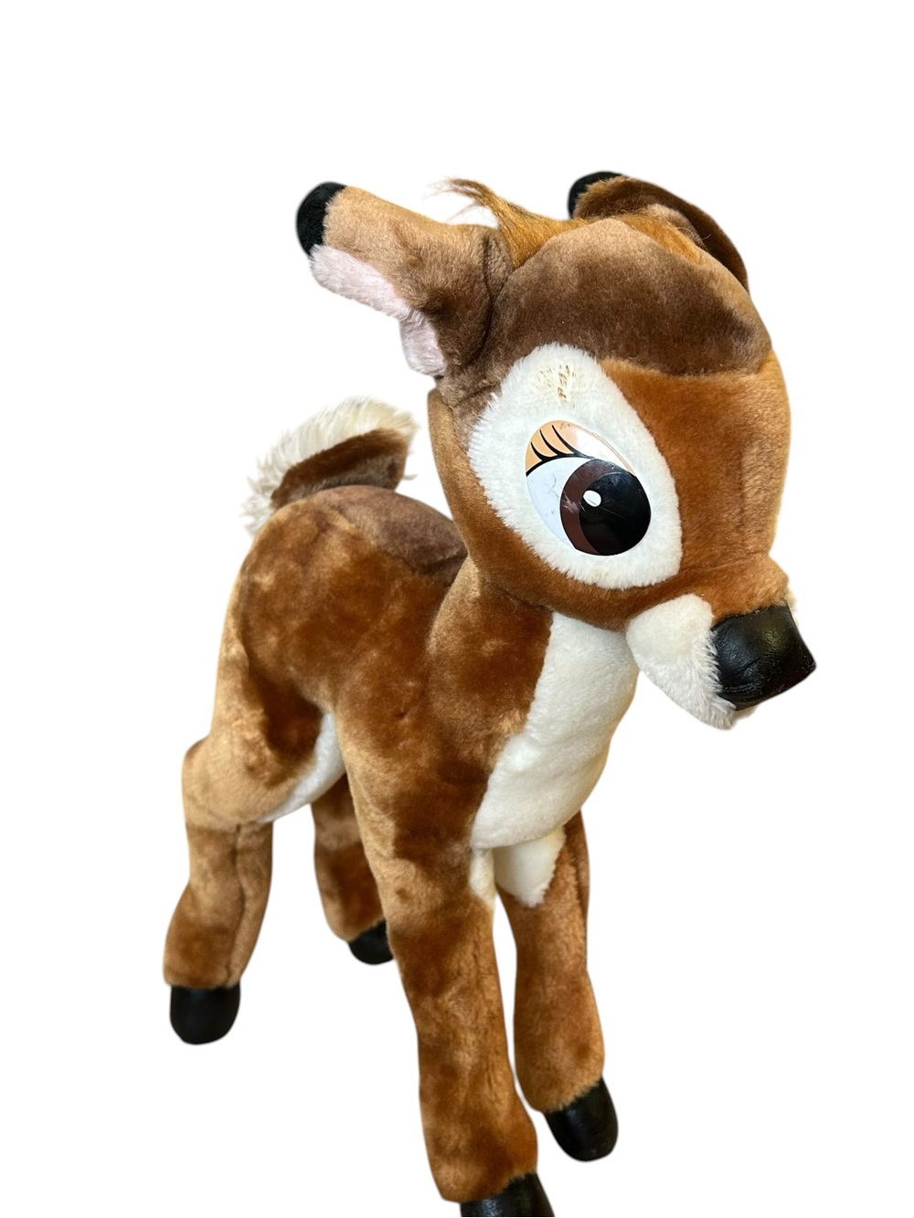 Vintage 90s/00s Disneyland Bambi Deer Plush Fawn Stuffed Animal Collectible Toy